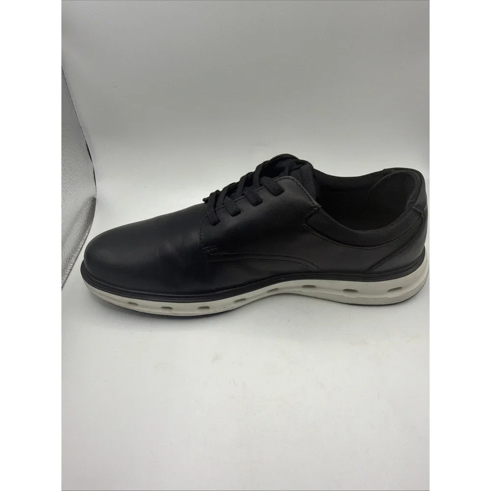 Lands' End Size 10.5 M / SPORT OXFORD / Black / Faux Leather / New Men's Shoes
